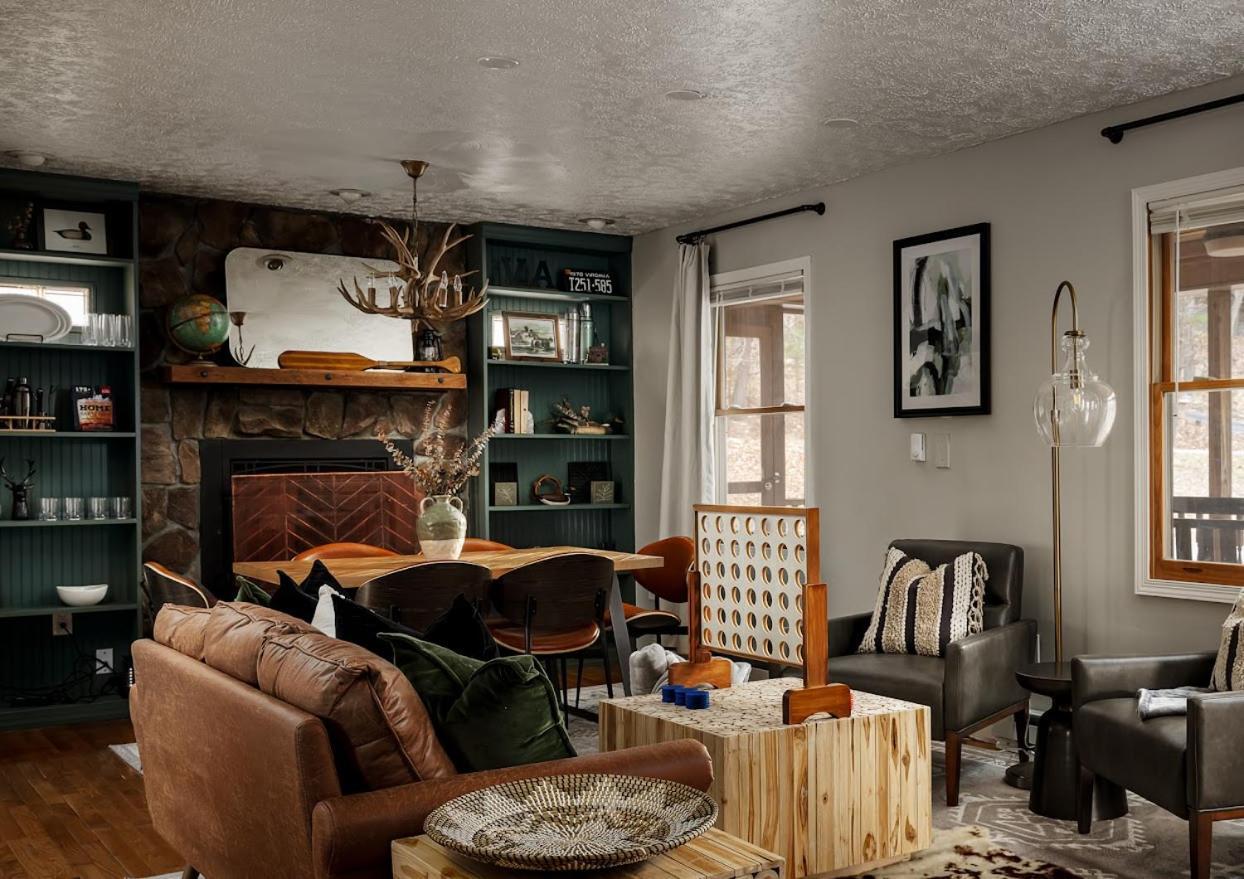 Shenandoah Dog Friendly Cabin With River Access, Hot Tub, Fire Pit, Bbq, Outdoor Dining Εξωτερικό φωτογραφία